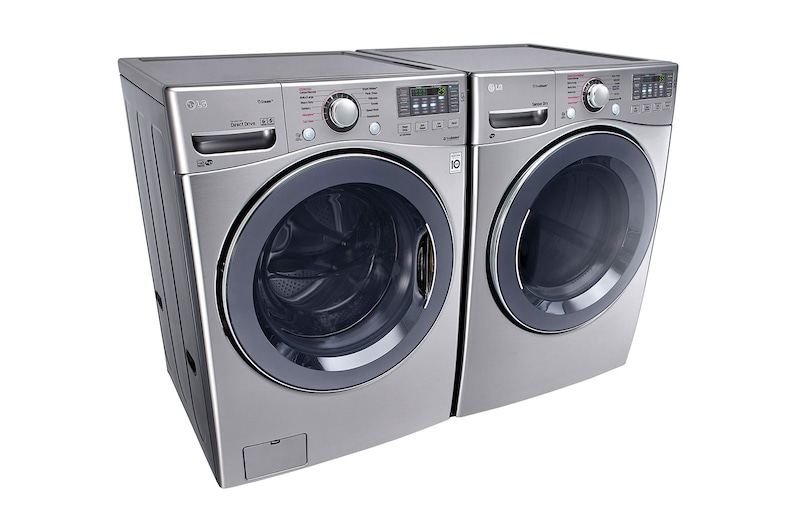 LG Secadora a Gas 49lbs/22kg, Gran Capacidad, ciclos con vapor, Sensor de Secado, DF22VVS