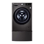 Vista frontal de Set TWINWash™ Lava-Secadora Capacidad Total 14kg/31lbs WD12BVC2S6C _WD2100CB TWD12BC2S