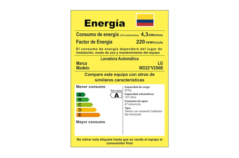 LG Set TWINWash™ Lava-Secadora Capacidad Total 25,5kg/56lbs WD22BV2S6B_WD100CB, TWD22BV2S