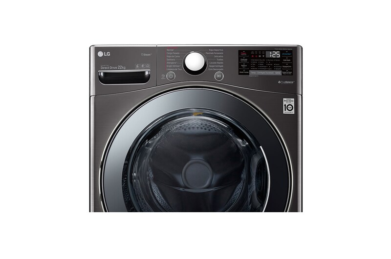 LG TWINWash™ Lavadora Capacidad Total 25,5kg/56lbs WM22BV2S6B_WD100CB, TWO22BV2S