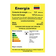 LG Set TWINWash™ Lavadora Capacidad Total 25,5kg/56lbs WM22VV2S6B_WD100CV, TWO22VV2S