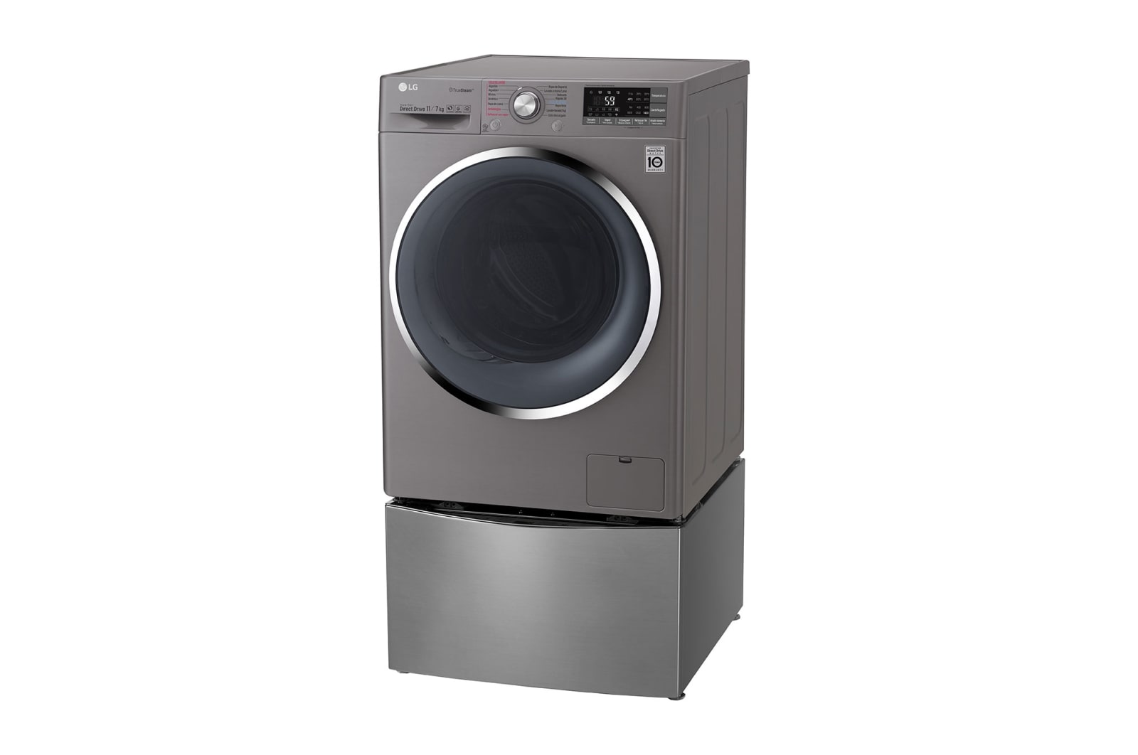 LG TWINWash TWW12SB6D2 Capacidad Total 14 kg Set Lavadora/Secadora Carga Frontal y TWINWash®Mini, TWW12SB6D2