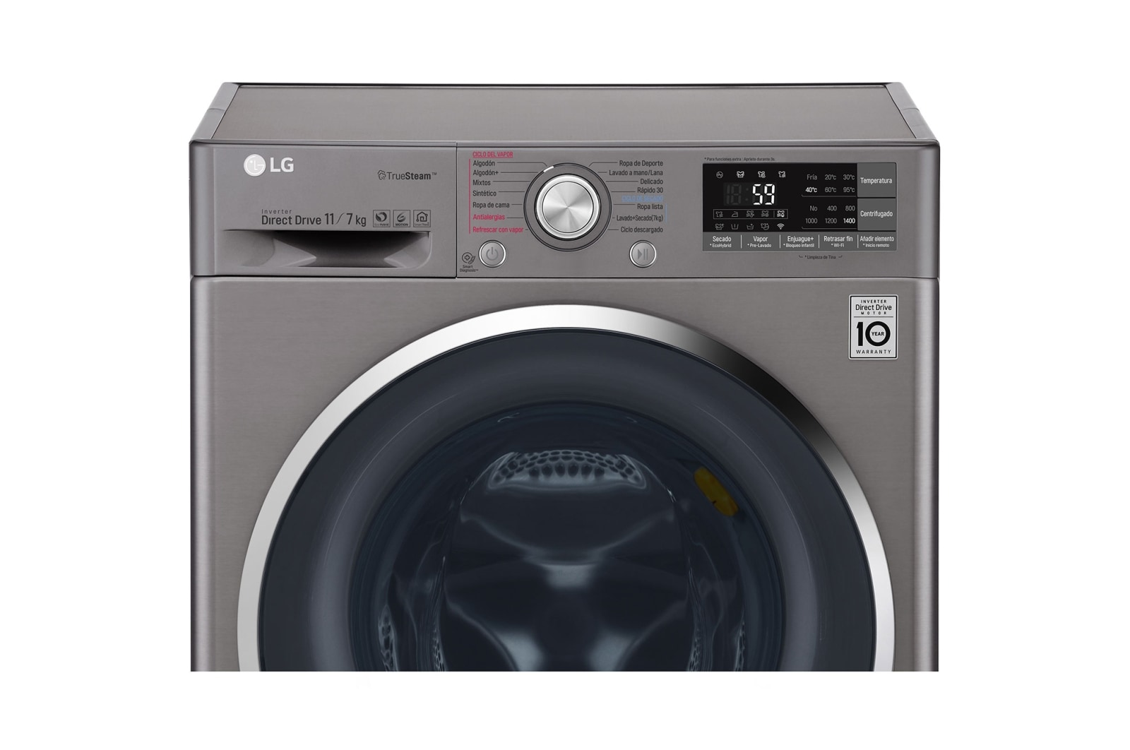 LG TWINWash TWW12SB6D2 Capacidad Total 14 kg Set Lavadora/Secadora Carga Frontal y TWINWash®Mini, TWW12SB6D2