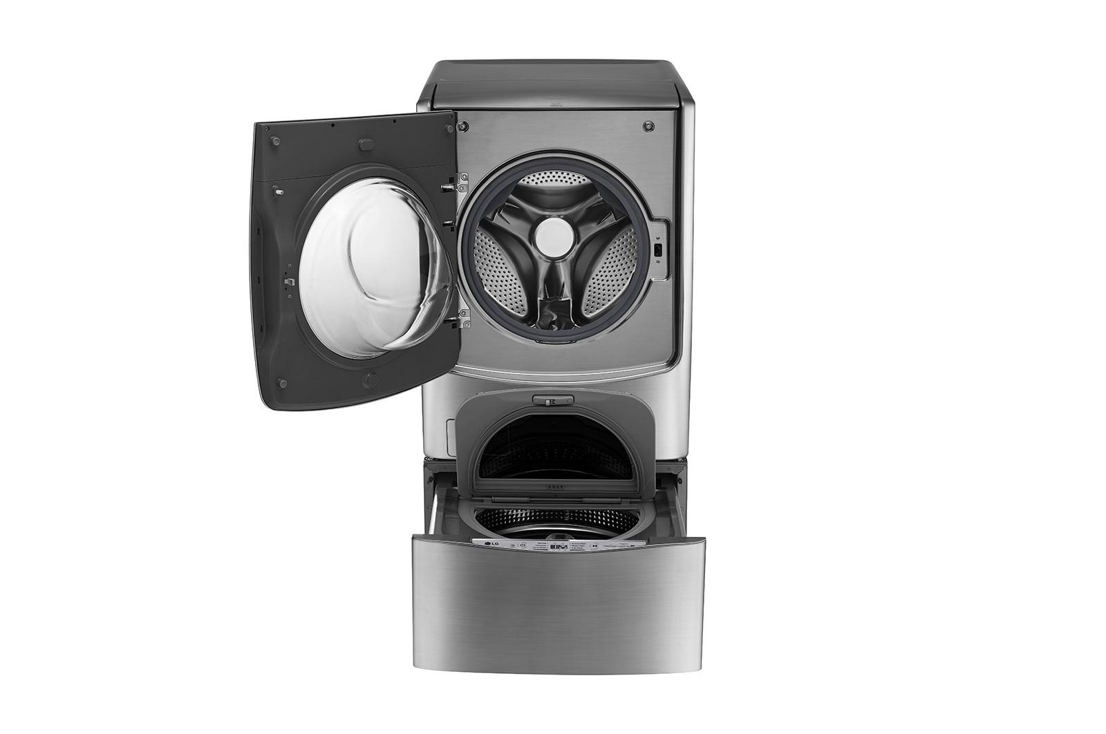LG TWINWash®TWW22VTS2 Set Lavadora/Secadora Carga Frontal y TWINWash®Mini Capacidad Total 25,5 Kgs WD22VTS6_WD100CV, TWW22VTS2