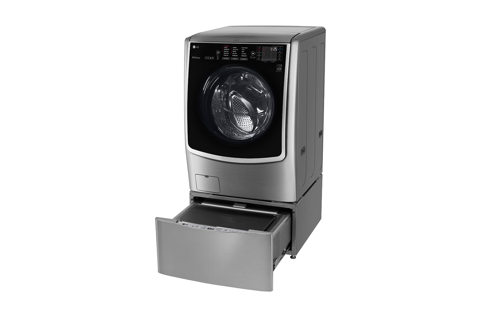 LG TWINWash®TWW22VTS2 Set Lavadora/Secadora Carga Frontal y TWINWash®Mini Capacidad Total 25,5 Kgs WD22VTS6_WD100CV, TWW22VTS2