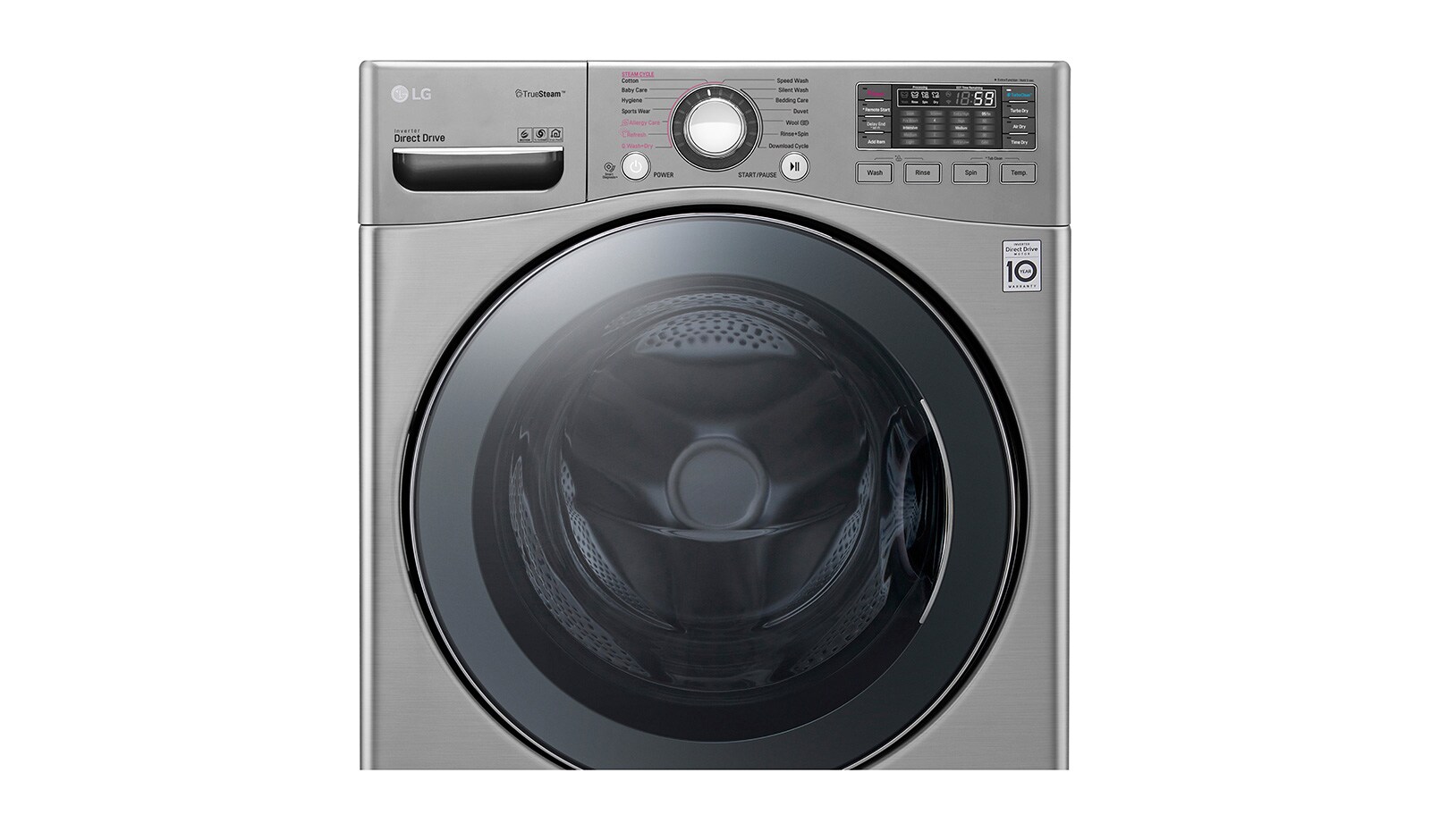LG TWINWash® TWW22VVS2  Set Lavadora Carga Frontal y TWINWash® Mini Capacidad Total 25,5 Kgs WM22VVS6_WD100CV, TWW22VVS2
