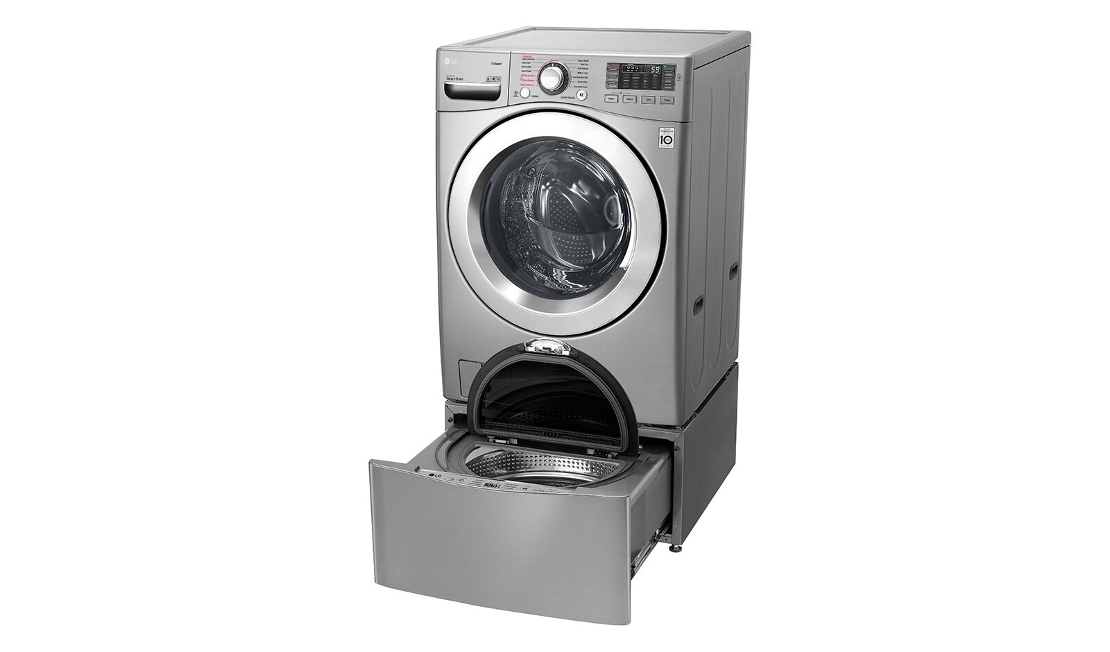 LG TWINWash® TWWO20VVS2 Set Lavadora Carga Frontal y TWINWash® Mini Capacidad Total 23,5 Kgs WM20VVS6_WD100CV, TWWO20VVS2