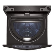 LG Lavadora LG TWINWash Mini™, 3.5kg/7lbs 3 Movimientos, Color Black Steel, Negro Tipo Acero Inoxidable, WD100CB