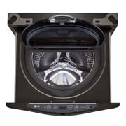 LG Lavadora LG TWINWash Mini™, 3.5kg/7lbs 3 Movimientos, Color Black Steel, Negro Tipo Acero Inoxidable, WD100CB