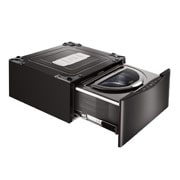 LG Lavadora LG TWINWash Mini™, 3.5kg/7lbs 3 Movimientos, Color Black Steel, Negro Tipo Acero Inoxidable, WD100CB