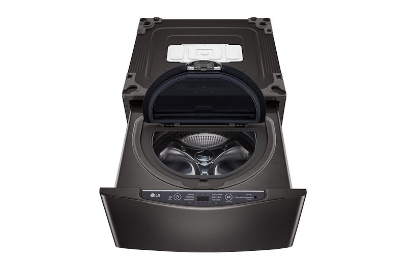 LG Lavadora LG TWINWash Mini™, 3.5kg/7lbs 3 Movimientos, Color Black Steel, Negro Tipo Acero Inoxidable, WD100CB