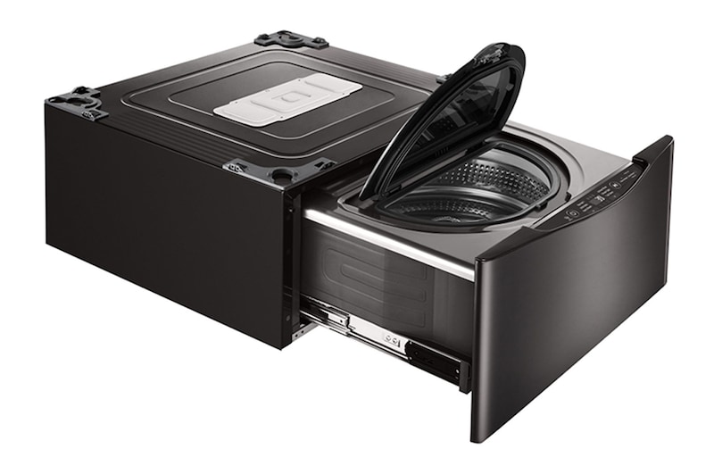 LG Lavadora LG TWINWash Mini™, 3.5kg/7lbs 3 Movimientos, Color Black Steel, Negro Tipo Acero Inoxidable, WD100CB