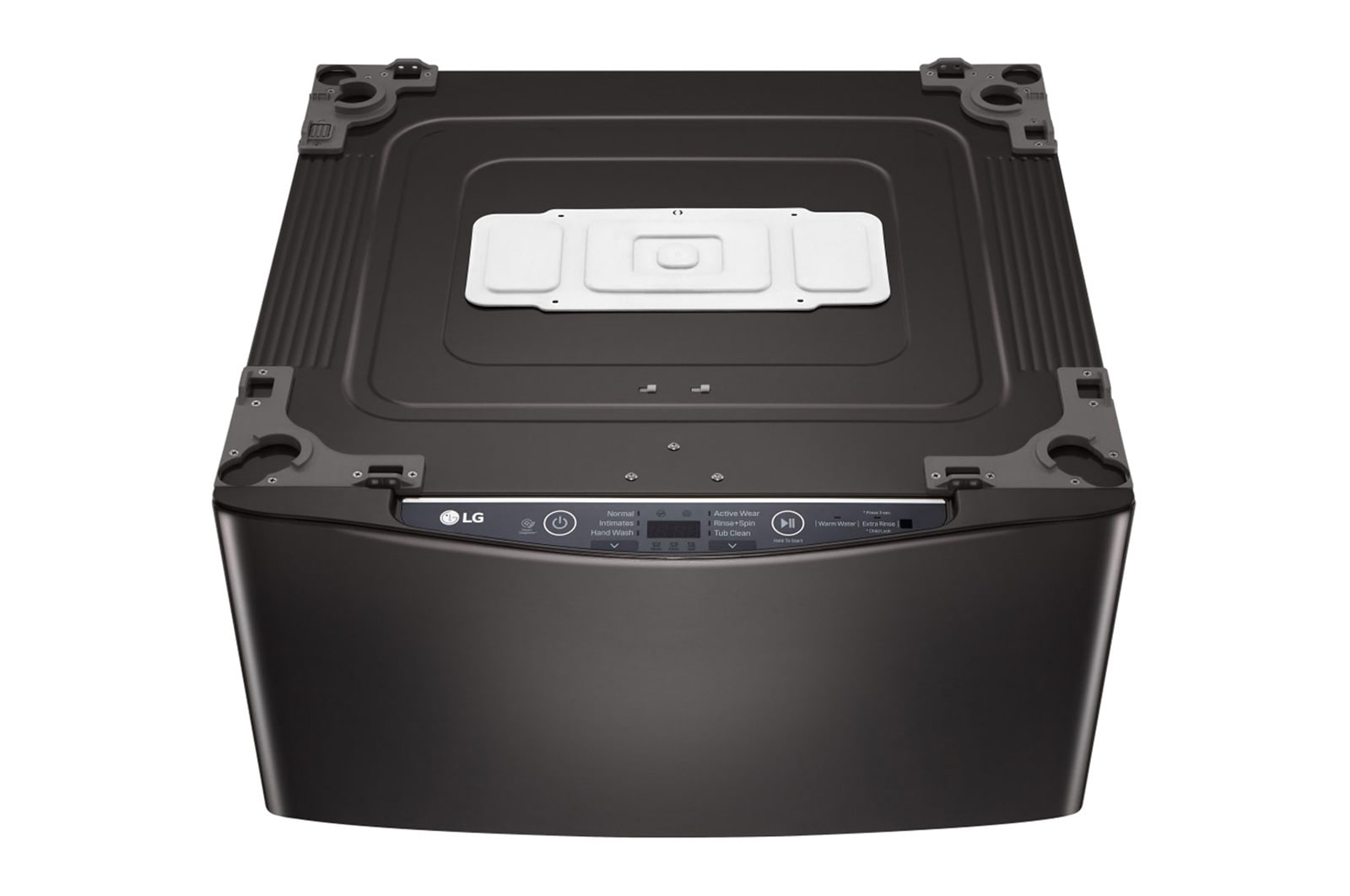 LG Lavadora LG TWINWash Mini™, 3.5kg/7lbs 3 Movimientos, Color Black Steel, Negro Tipo Acero Inoxidable, WD100CB
