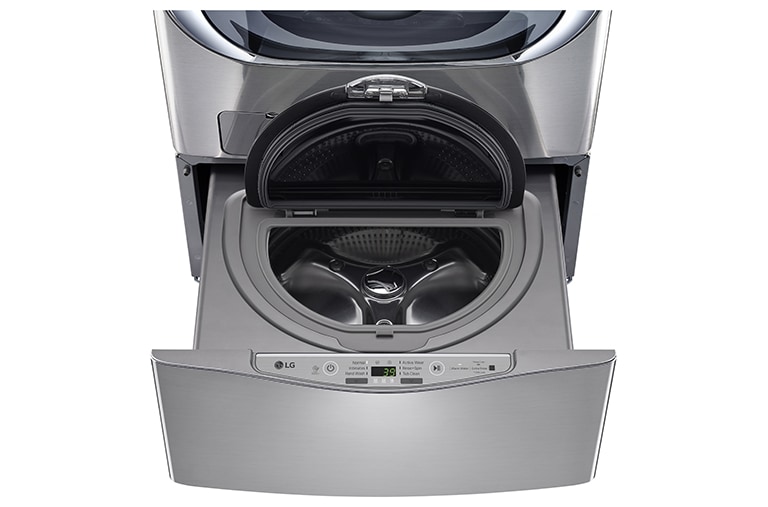LG Lavadora TWINWash Mini ™, 3.5kg, 3Motion, Smart Diagnosis, lavado de prendas delicadas, color plateado, WD100CV