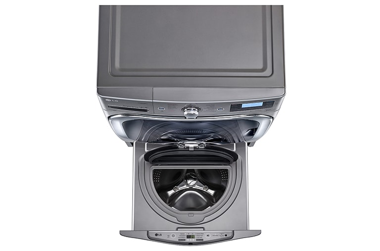 LG Lavadora TWINWash Mini ™, 3.5kg, 3Motion, Smart Diagnosis, lavado de prendas delicadas, color plateado, WD100CV