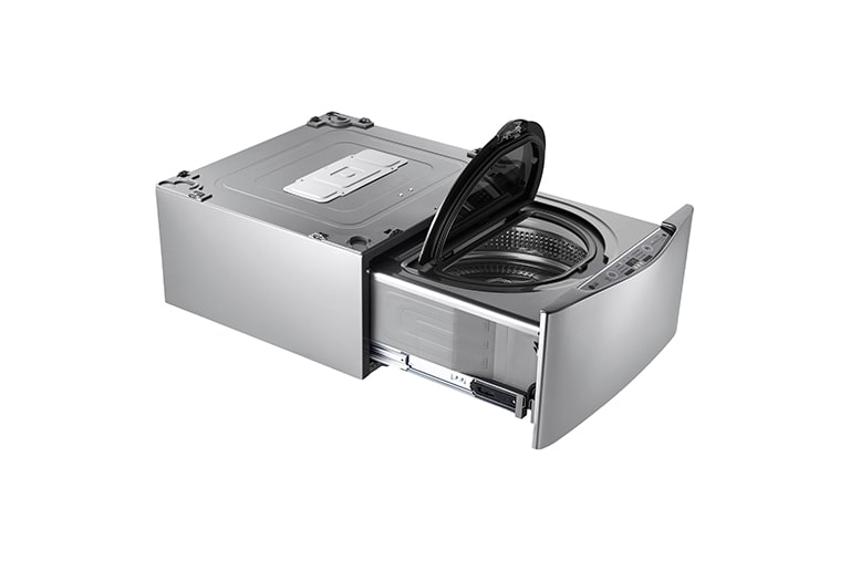 LG Lavadora TWINWash Mini ™, 3.5kg, 3Motion, Smart Diagnosis, lavado de prendas delicadas, color plateado, WD100CV