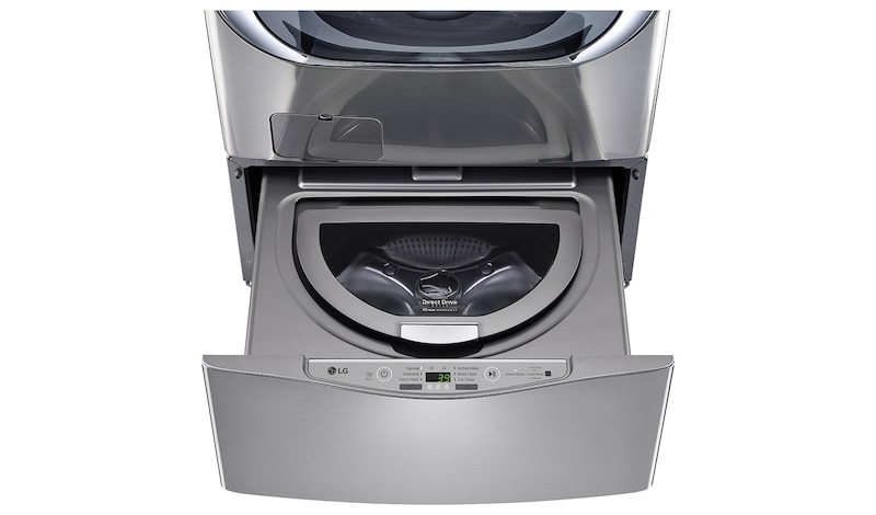 LG Lavadora TWINWash Mini ™, 3.5kg, 3Motion, Smart Diagnosis, lavado de prendas delicadas, color plateado, WD100CV