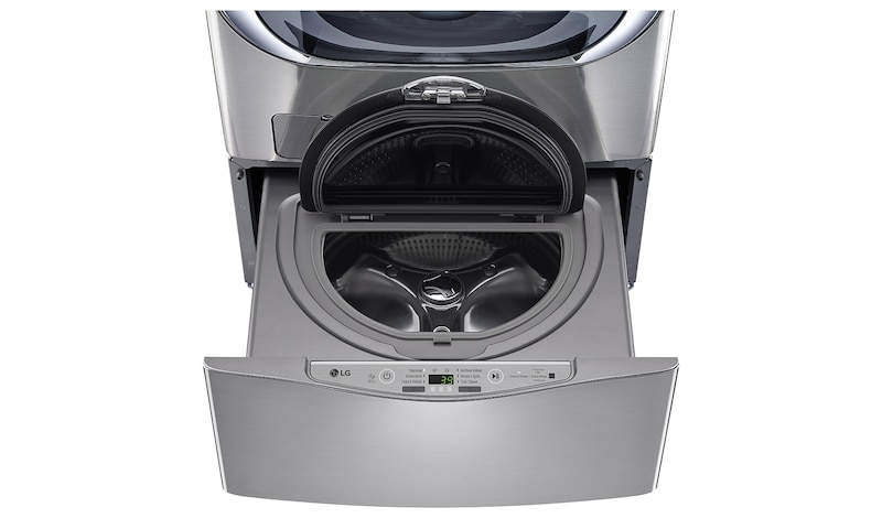 LG Lavadora TWINWash Mini ™, 3.5kg, 3Motion, Smart Diagnosis, lavado de prendas delicadas, color plateado, WD100CV