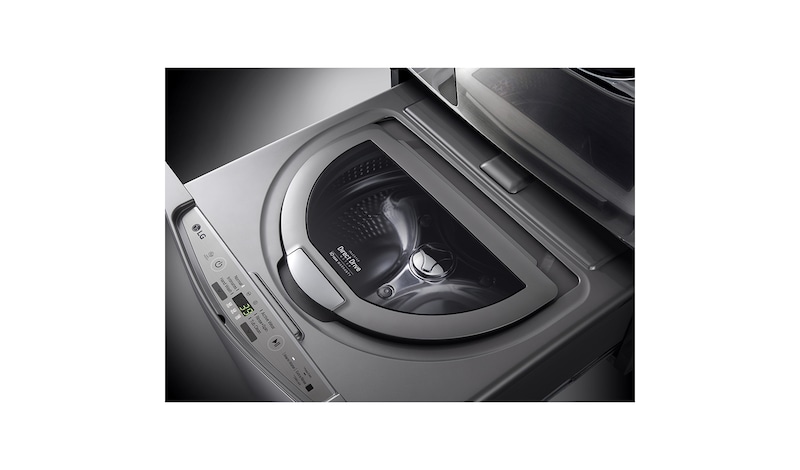 LG Lavadora TWINWash Mini ™, 3.5kg, 3Motion, Smart Diagnosis, lavado de prendas delicadas, color plateado, WD100CV