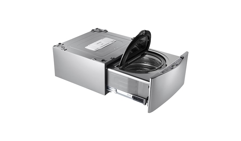 LG Lavadora TWINWash Mini ™, 3.5kg, 3Motion, Smart Diagnosis, lavado de prendas delicadas, color plateado, WD100CV