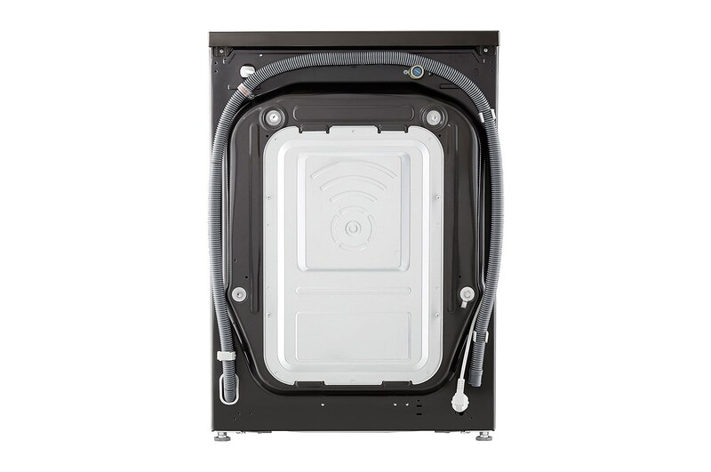 LG Lava-Secadora Carga Frontal VIVACE Black Steel Negro Tipo Acero Inox, WD12BVC2S6C