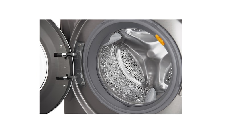 LG Lavadora/Secadora Carga Frontal, 26lbs/12kg, 6MotionDD, Eco Hybrid, color Stone Silver, WD12SB6