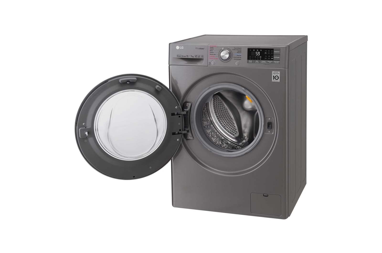 LG Lavadora/Secadora Carga Frontal, 26lbs/12kg, 6MotionDD, Eco Hybrid, WD12SB6D