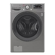 Vista frontal de Lavadora/Secadora Carga Frontal 15kg de lavado y 8 Kg de Secado, 6MotionDD color Tipo Acero Inox. WD15EGS6