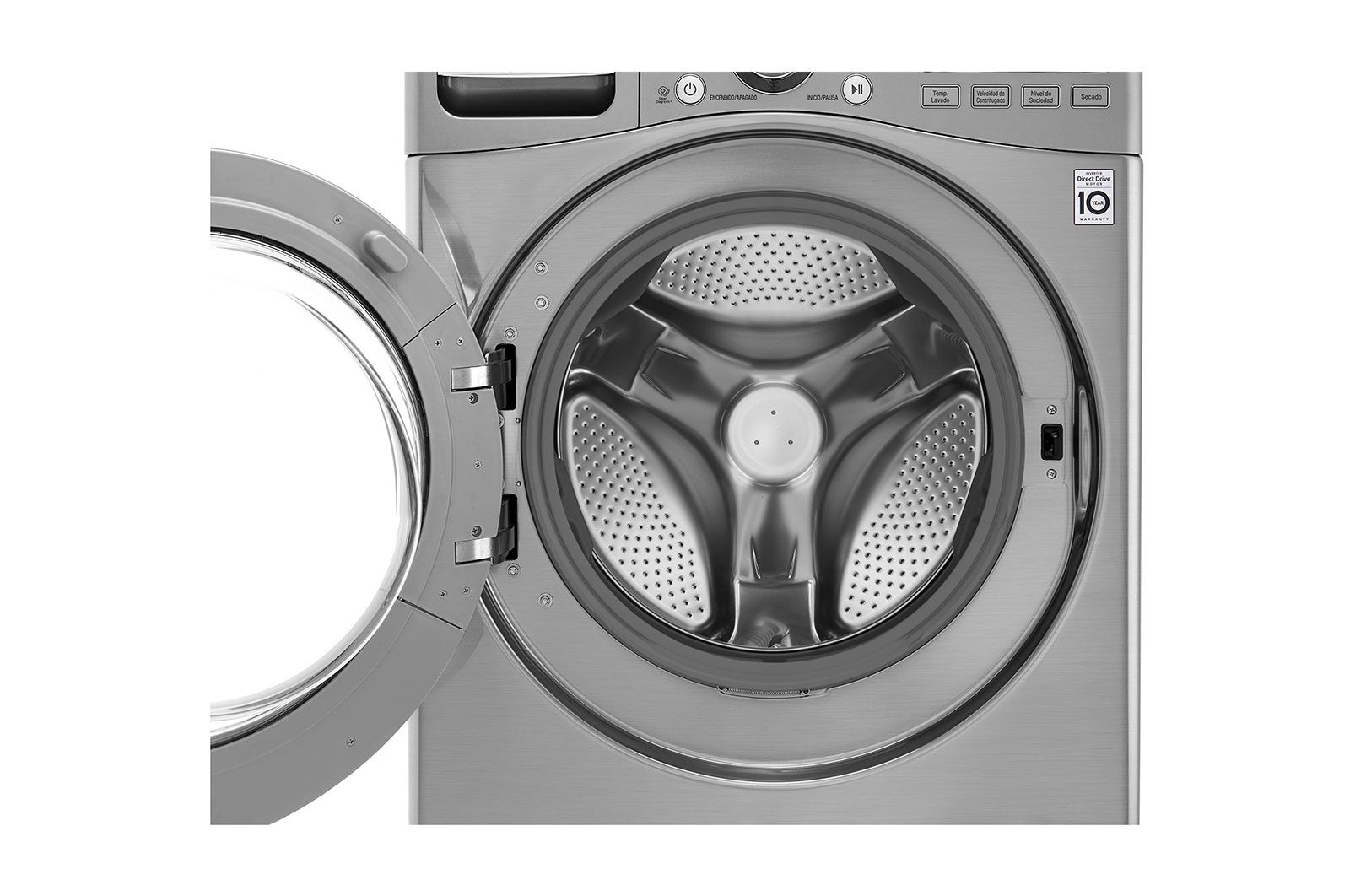 LG Lavadora/Secadora Carga Frontal, 20/11kg, 6MotionDD, TurboWash™, color Tipo Acero Inox, WD20VVS6