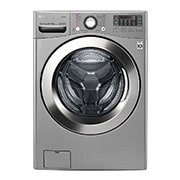 Vista frontal de Lavadora/Secadora Carga Frontal, 20/11kg, 6MotionDD, TurboWash™, color Tipo Acero Inox WD20VVS6