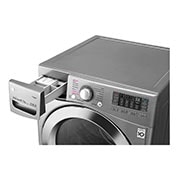 LG Lavadora/Secadora Carga Frontal, 20/11kg, 6MotionDD, TurboWash™, color Tipo Acero Inox, WD20VVS6