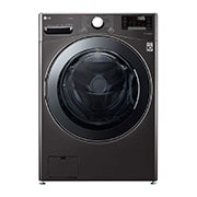 Vista frontal de Lava-Secadora Carga Frontal Victor 2 Black Steel (22kg/48lbs) WD22BV2S6B