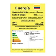 LG Lava-Secadora Carga Frontal Victor 2 Black Steel (22kg/48lbs), WD22BV2S6B