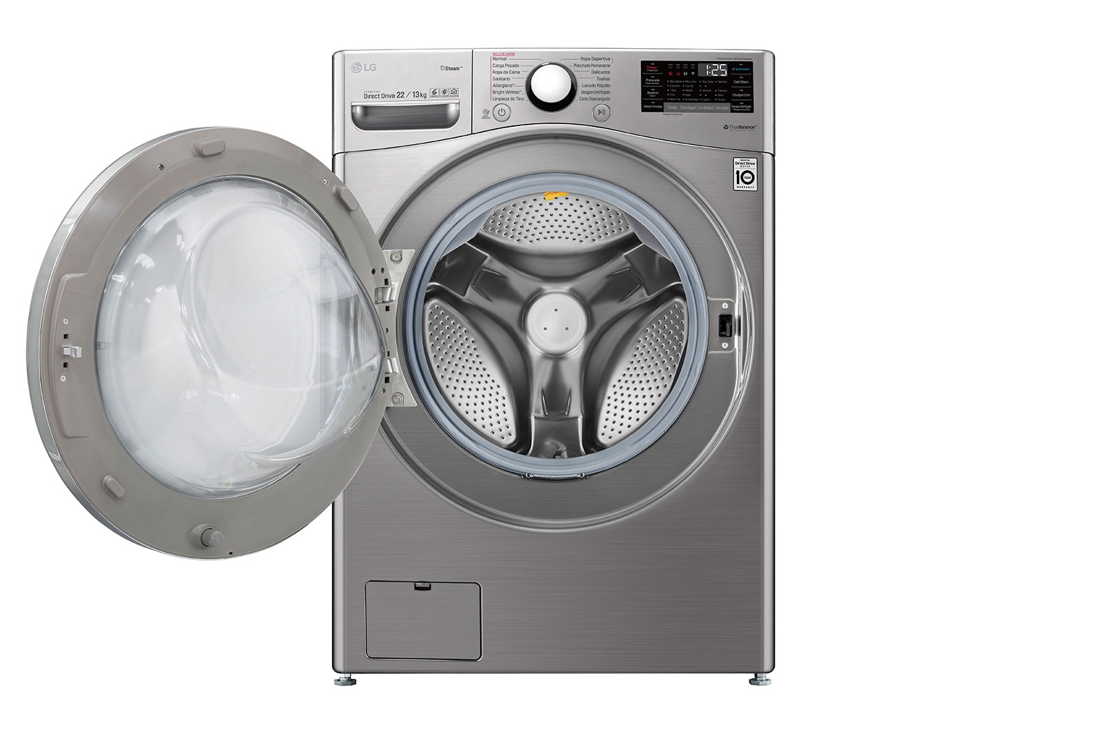 LG Lava-Secadora Carga Frontal  Victor 2 VCM Tipo Acero Inox  (22kg/48lbs), WD22VV2S6B