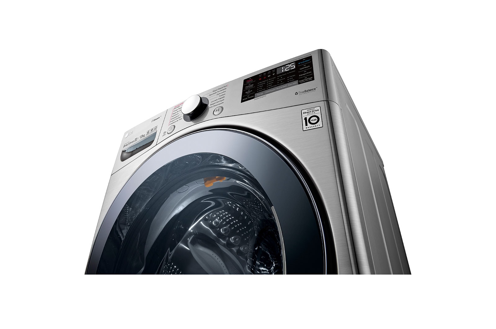 LG Lava-Secadora Carga Frontal  Victor 2 VCM Tipo Acero Inox  (22kg/48lbs), WD22VV2S6B