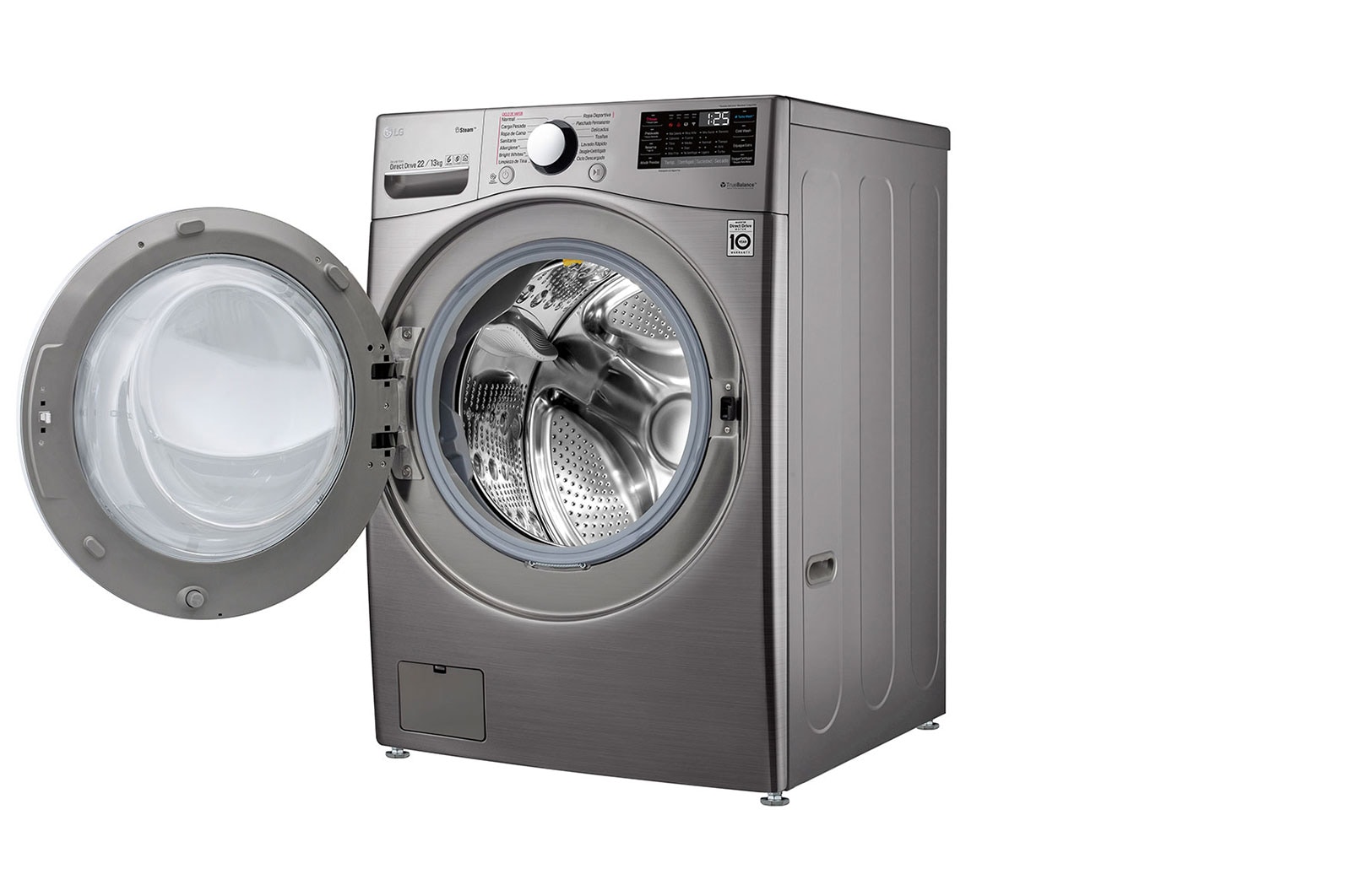 LG Lava-Secadora Carga Frontal  Victor 2 VCM Tipo Acero Inox  (22kg/48lbs), WD22VV2S6B