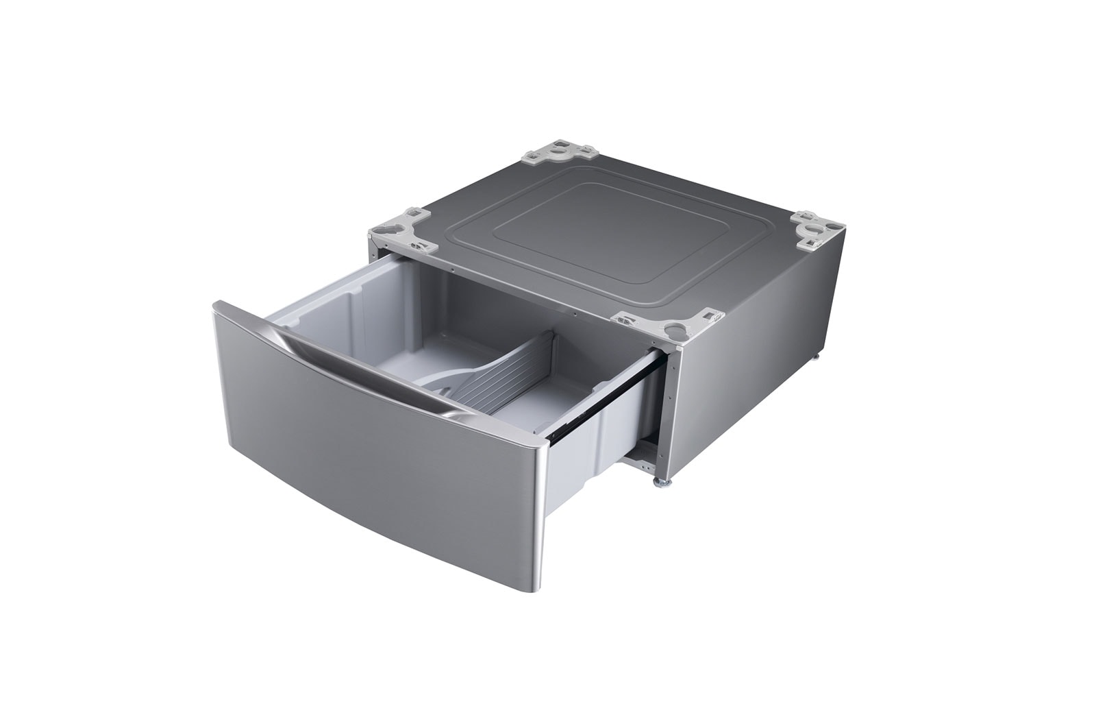LG Pedestal de Almacenamiento para lavadoras de 27", color Acero, WDP4V