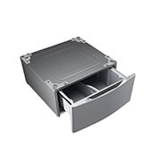 Vista frontal de Pedestal de Almacenamiento para lavadoras de 27&#34;, color Acero WDP4V