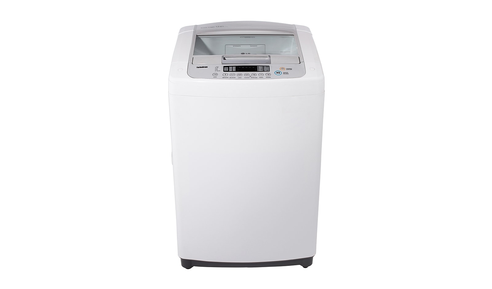 Vista frontal de Lavadora Carga Superior, Turbo Drum®, 12kg/26lbs, Color Blanco WF-T1210TP.ABWECOL