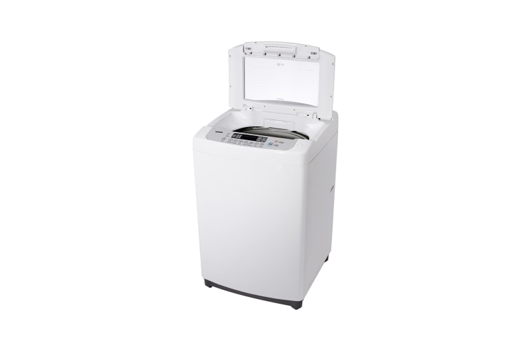 LG Lavadora Carga Superior, Turbo Drum®, 12kg/26lbs, Color Blanco, WF-T1210TP.ABWECOL