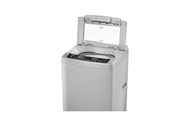 LG Lavadora LG Turbo Drum®, Carga Superior, 26lbs/12kg, color Gris, WF-T1262TP.ASFECOL