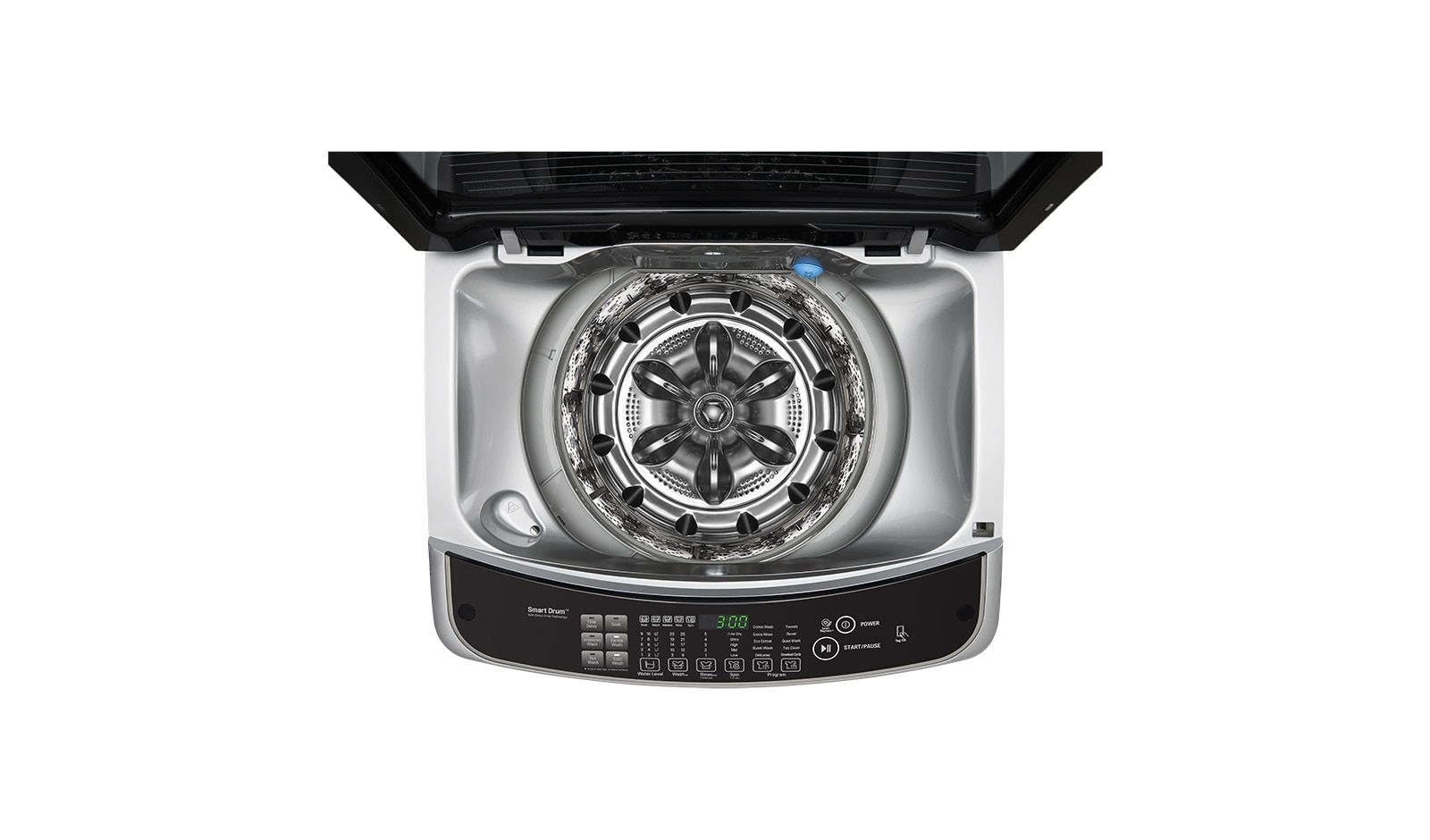 LG Lavadora LG 6Motion DD, Carga Superior, 31lbs/14kg COLOR TIPO ACERO INOX, WFS1439EPD.ASSECOL