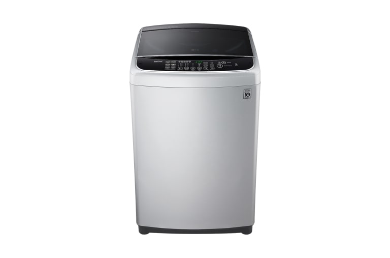 Vista frontal de Lavadora LG 6Motion DD, Carga Superior, 31lbs/14kg COLOR TIPO ACERO INOX WFS1439EPD.ASSECOL