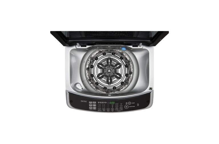 LG Lavadora LG 6Motion DD, Carga Superior, 31lbs/14kg COLOR TIPO ACERO INOX, WFS1439EPD.ASSECOL