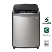 Vista frontal de Lavadora LG 6Motion DD, Carga Superior, 31lbs/14kg,  COLOR TIPO ACERO INOX WFS1439NHD.ASSECOL