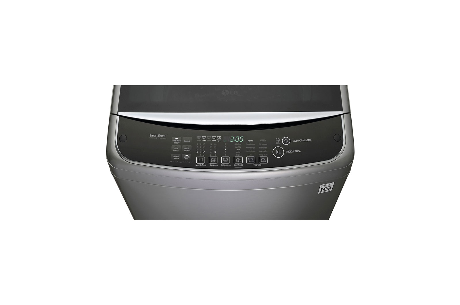 LG Lavadora LG 6Motion DD, Carga Superior, 31lbs/14kg,  COLOR TIPO ACERO INOX, WFS1439NHD.ASSECOL