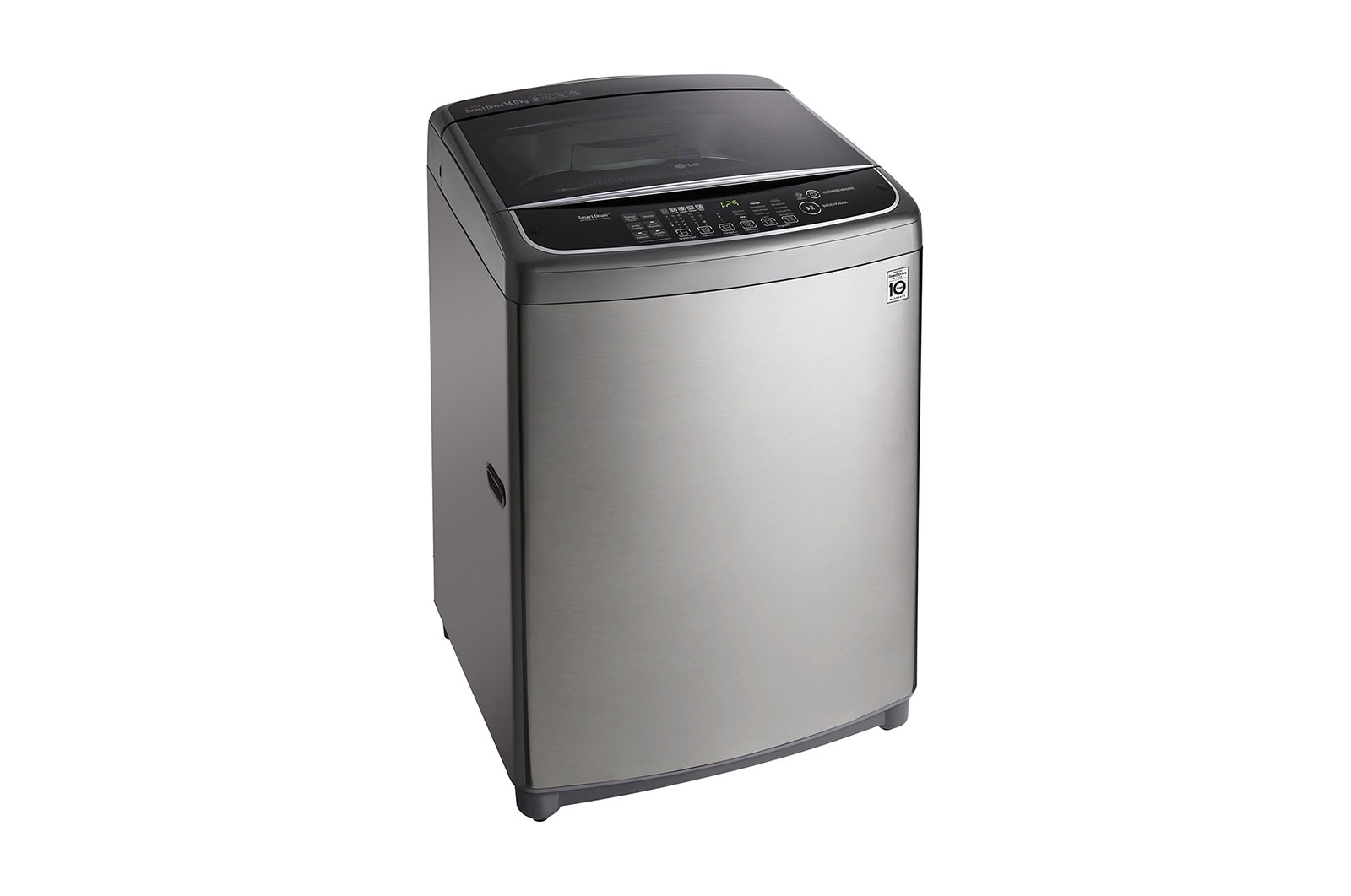 LG Lavadora LG 6Motion DD, Carga Superior, 31lbs/14kg,  COLOR TIPO ACERO INOX, WFS1439NHD.ASSECOL