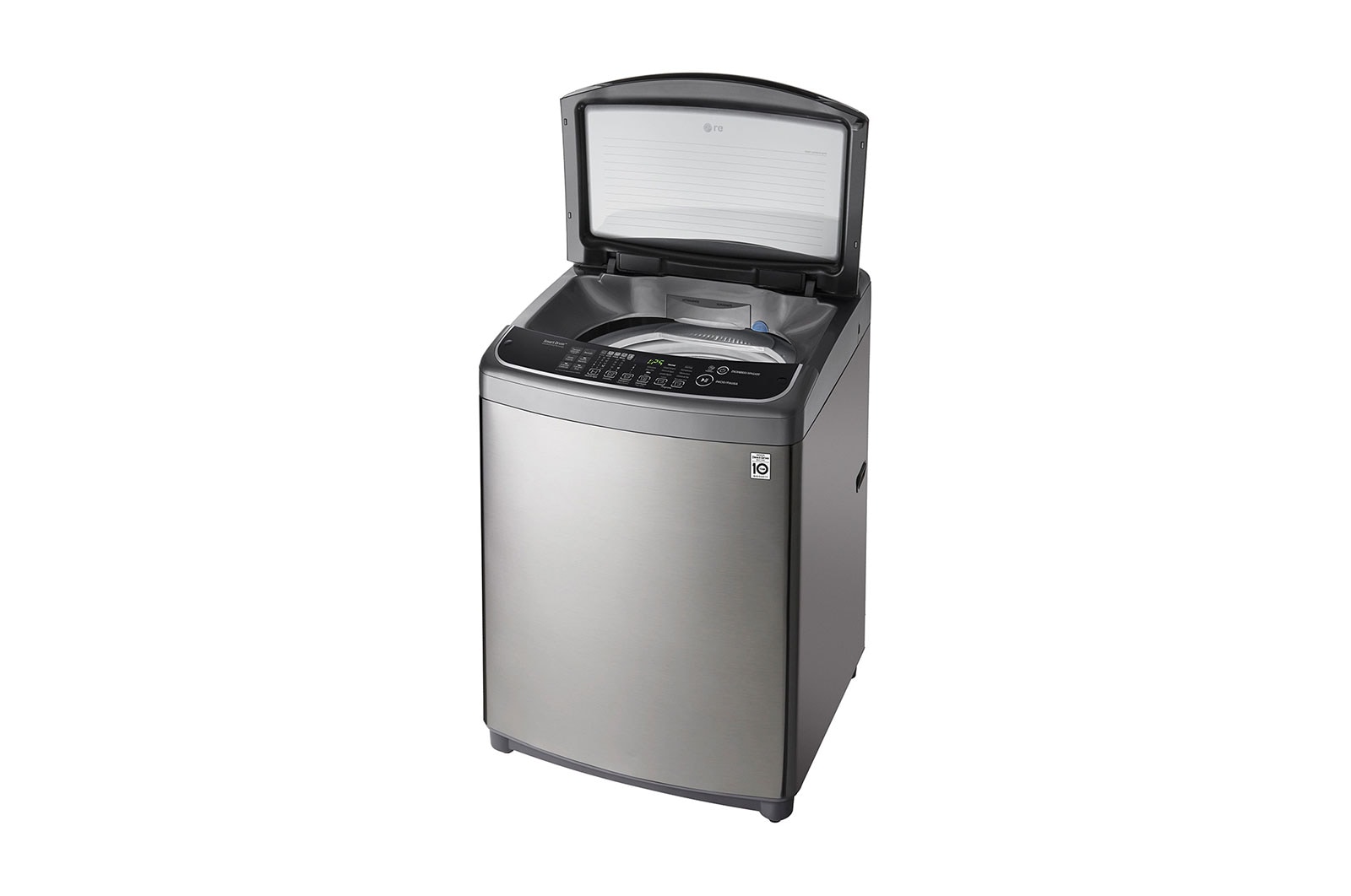 LG Lavadora LG 6Motion DD, Carga Superior, 31lbs/14kg,  COLOR TIPO ACERO INOX, WFS1439NHD.ASSECOL