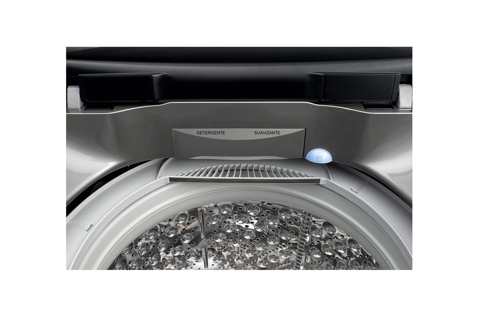 LG Lavadora LG 6Motion DD, Carga Superior, 37lbs/17kg,  COLOR TIPO ACERO INOX, WFS1739NHD.ASSECOL