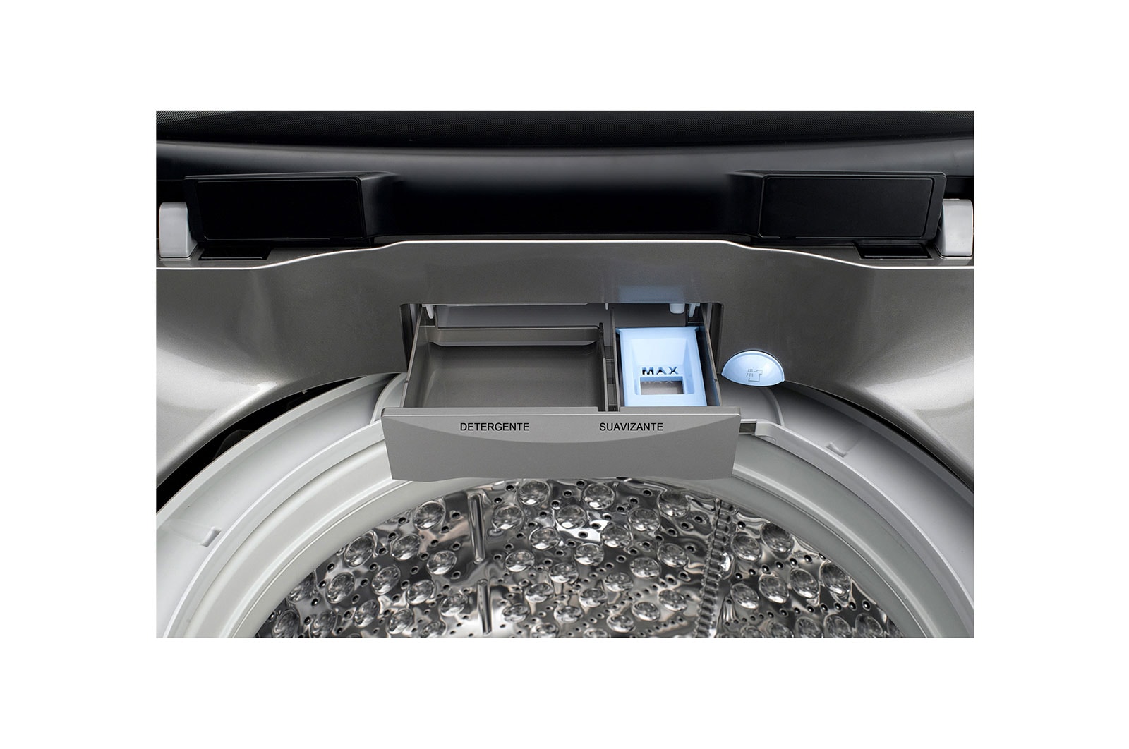 LG Lavadora LG 6Motion DD, Carga Superior, 37lbs/17kg,  COLOR TIPO ACERO INOX, WFS1739NHD.ASSECOL